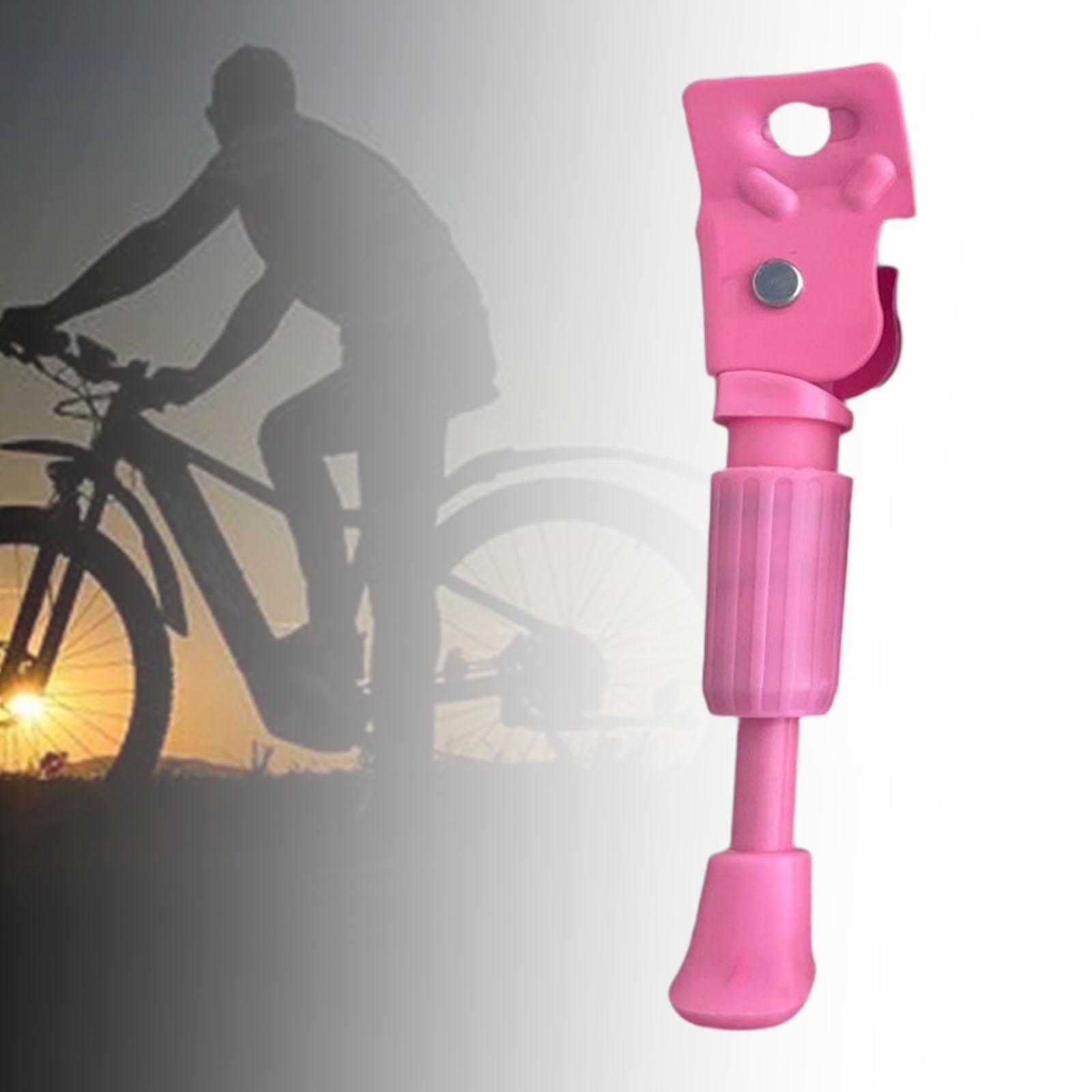 Soporte para bicicleta para niños, accesorios de Metal, soporte para estacionamiento, soporte trasero, rosa, no