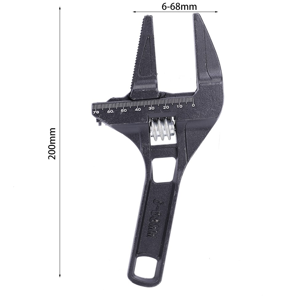 Adjustable Wrench Universal Multi-function Large Open Spanner Hand Repair Tool for Nut Sink Bathroom Water Pipe Screw: B