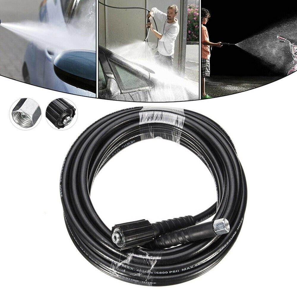 6M-15M Hoge Druk Tuin Auto Water Sproeier 5800PSI M14 X M22 Jet Wasmachine Slang Buis Compatibel met Karcher K2 K3