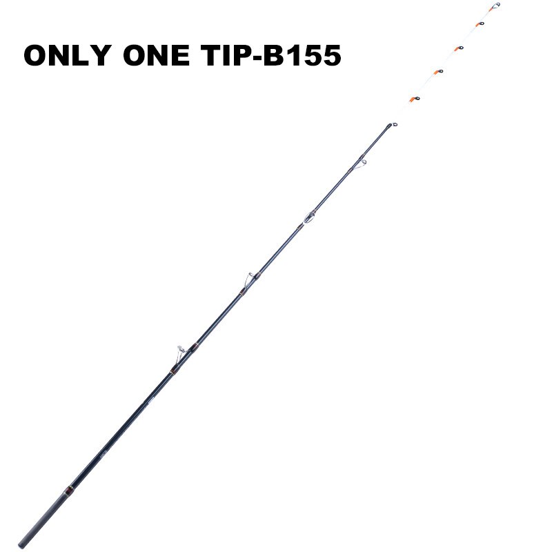 Seekbass-caña de pescar B155 B180, ligera, para agua salada, calamar, bote: Only One Tip - B155