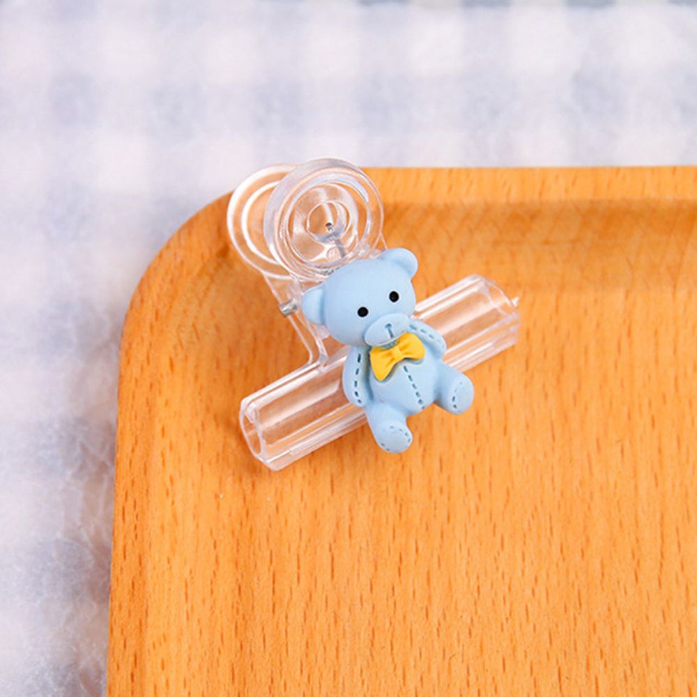 Plastic Index Klem Bindmiddel Clip Pagina Houder Cartoon Snacks Afdichting Clip Transparante Clip Paperclip Bindmiddel Clips