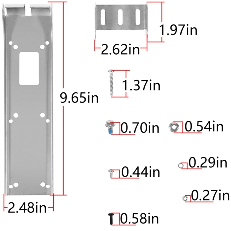 000-12603-001 Geber-Heckmontagehalterung, kompatibel mit StructureScan 3D Yacht Marine Angeln, stoßfestes AOS