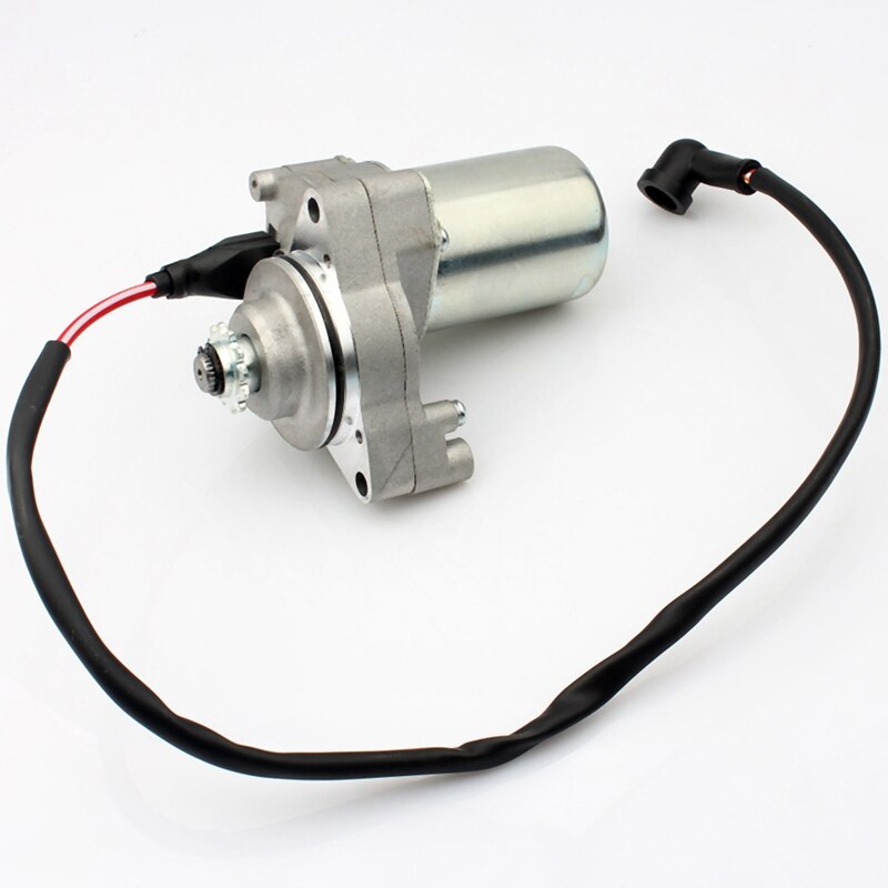 Motorcycle Electric Starter Motor 12 Teeth 3 Bolt for 4-Stroke 50/70/90/110/125Cc ATV Quad Pit Bike Motorcycle Accessories