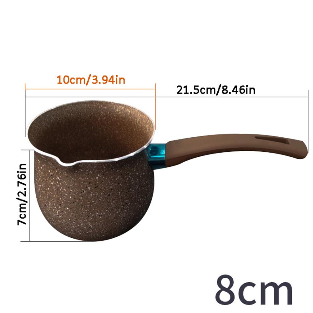 Anti-broeien non-stick Koffie Melk Pot Mini Koffiekopje Voedingssupplement Servies Keramische Gecoat Kleine Melk Pot keuken Tool 20E: 9cm