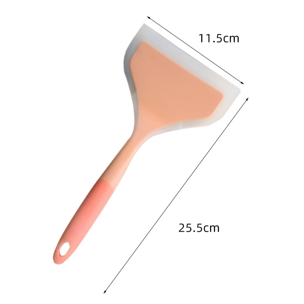 Non-stick Silicone Cooking Beef Egg Kitchen Scraper Wide Pizza Spatula Kitchen Cake Baking Scraper Home Cookware Kitchen Tool