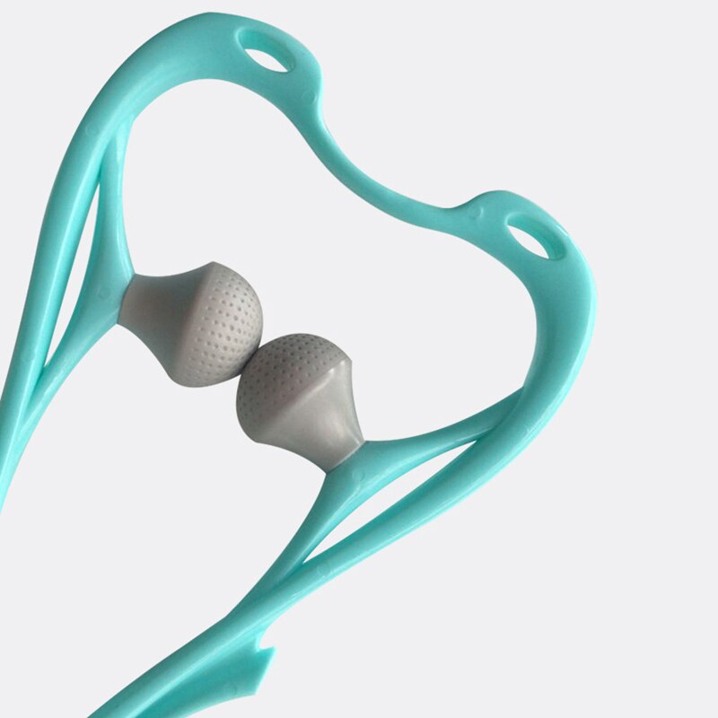 Neck Shoulder Massager Roller Ball Self-massage Tool Back Pain Relief Relax Plastic Hand-held All