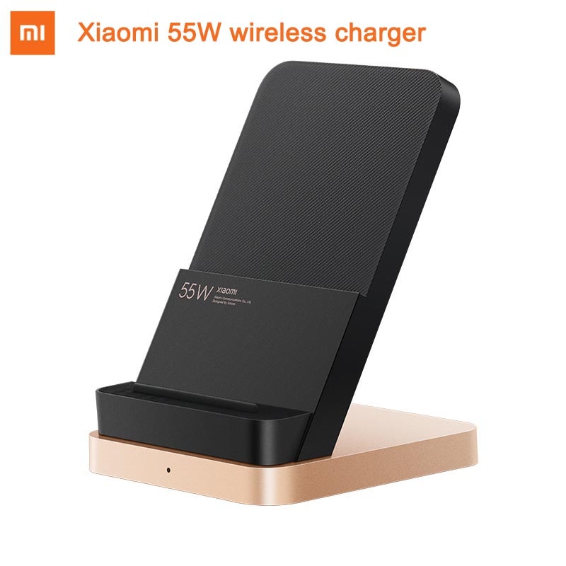 Xiaomi 55W Wireless Charger 55W Max Vertical air-cooled wireless charging Support Fast Charger For Xiaomi 10 Pro/Huawei Phone