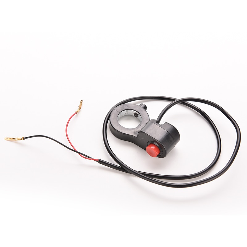1PC Universal Motorcycle Handlebar Switch E-Bike Motor Single Switch 0.7m Cable ATV Horn Starter Kill Button Switch 7/8''