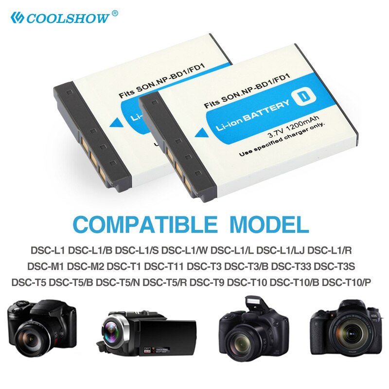 NP-FT1 NP FT1 NPFT1 Battery 1200mah for SONY DSC-L1 DSC-M1 DSC-M2 DSC-T10 DSC-L1 DSC-T1 DSC-T3 DSC-T5 DSC-T10 Batteries Camera
