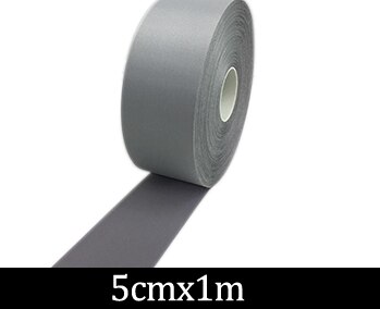 Hoge Zichtbaarheid Grade Naaien Reflecterende Stof Rand Trim Tape Voor Kleding Cap Zak Voor Veiligheid: 5cmx1m