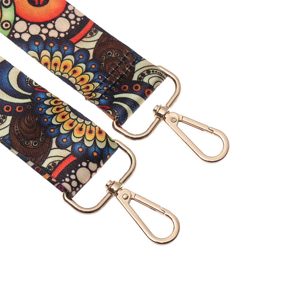 Rétro sangles pour sacs femmes arc-en-ciel réglable sac à bandoulière ceinture chaîne décorative sac à main sangles sac accessoires