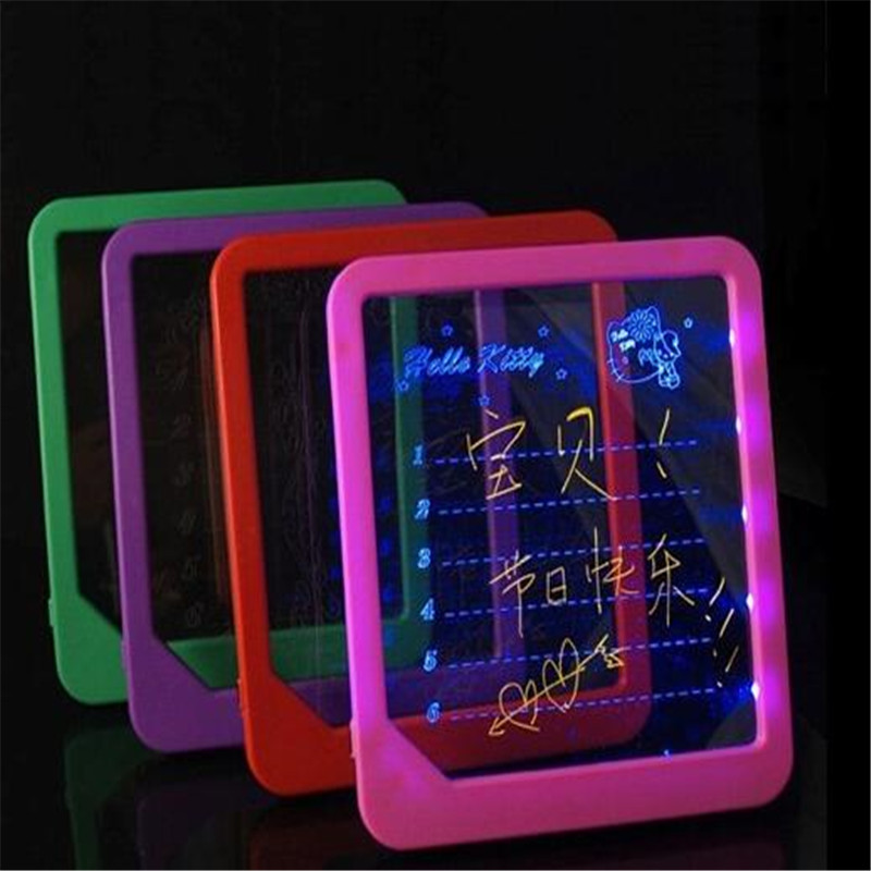 LED Writing Board 22.5*20 ABS Screen Fluorescent board display board For Advertising Restaurant Menu Art