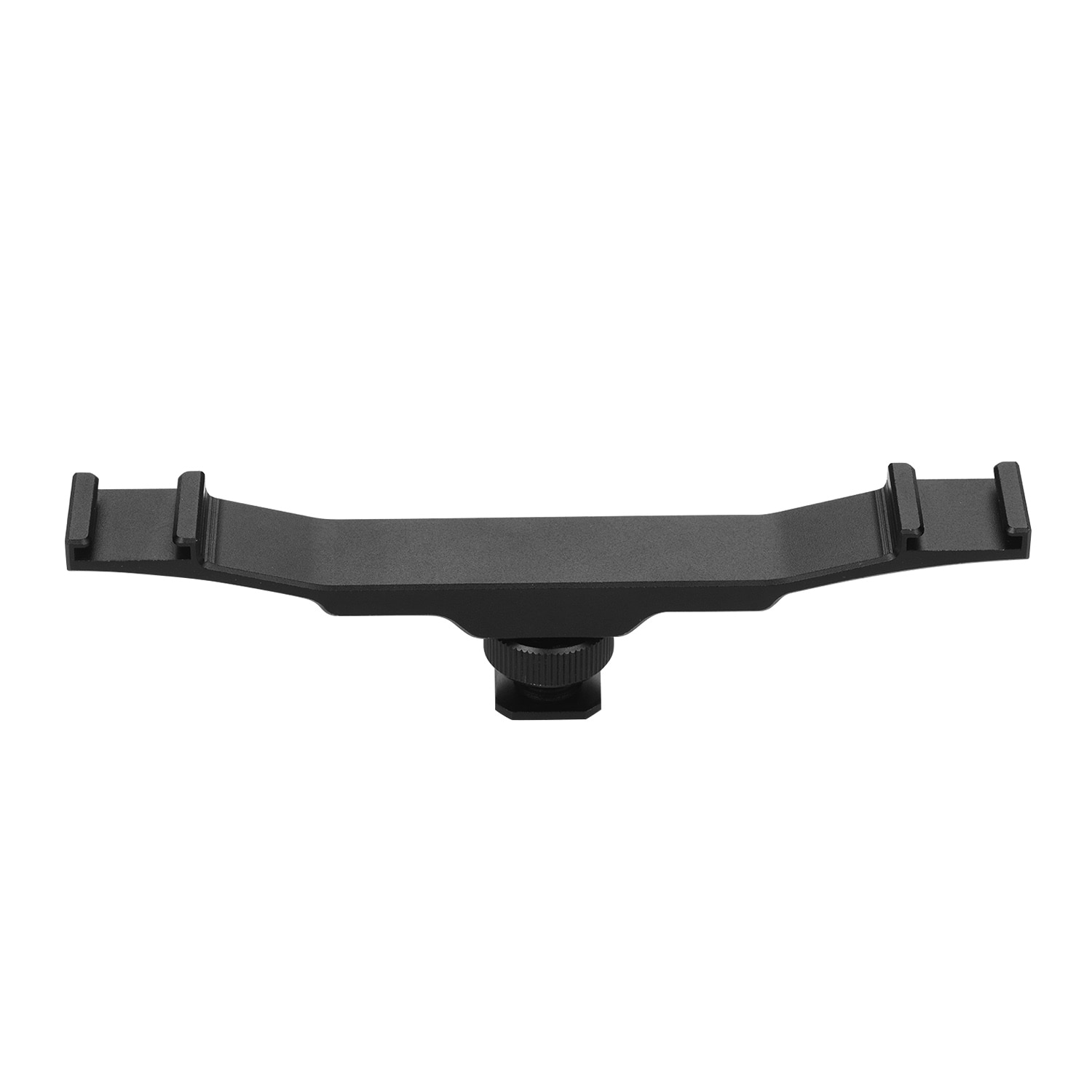 Fotografia Doppia Fredda scarpa montare estensione sbarra Doppia Staffa per DV DSLR Macchina Fotografica Smartphone Mic ah CONDOTTO LA Luce