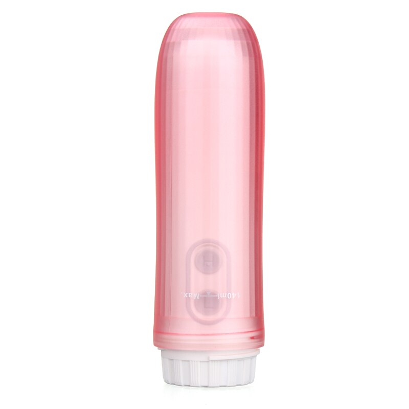 160Ml Draagbare Elektrische Reizen Hand Held Bidet Sproeier Spuiten Persoonlijke Intelligente Controle Wassen Cleaner Fles Hygiëne: Pink