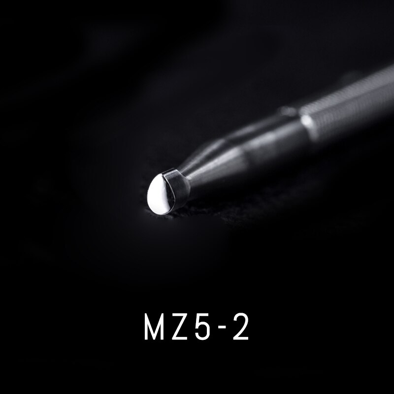 Sozo MZ5 Leer Werk Stempelen Tool Thumbprint Water Glad In Sheridan Zadel Maken Carving Stempel 304 Rvs: MZ5-2