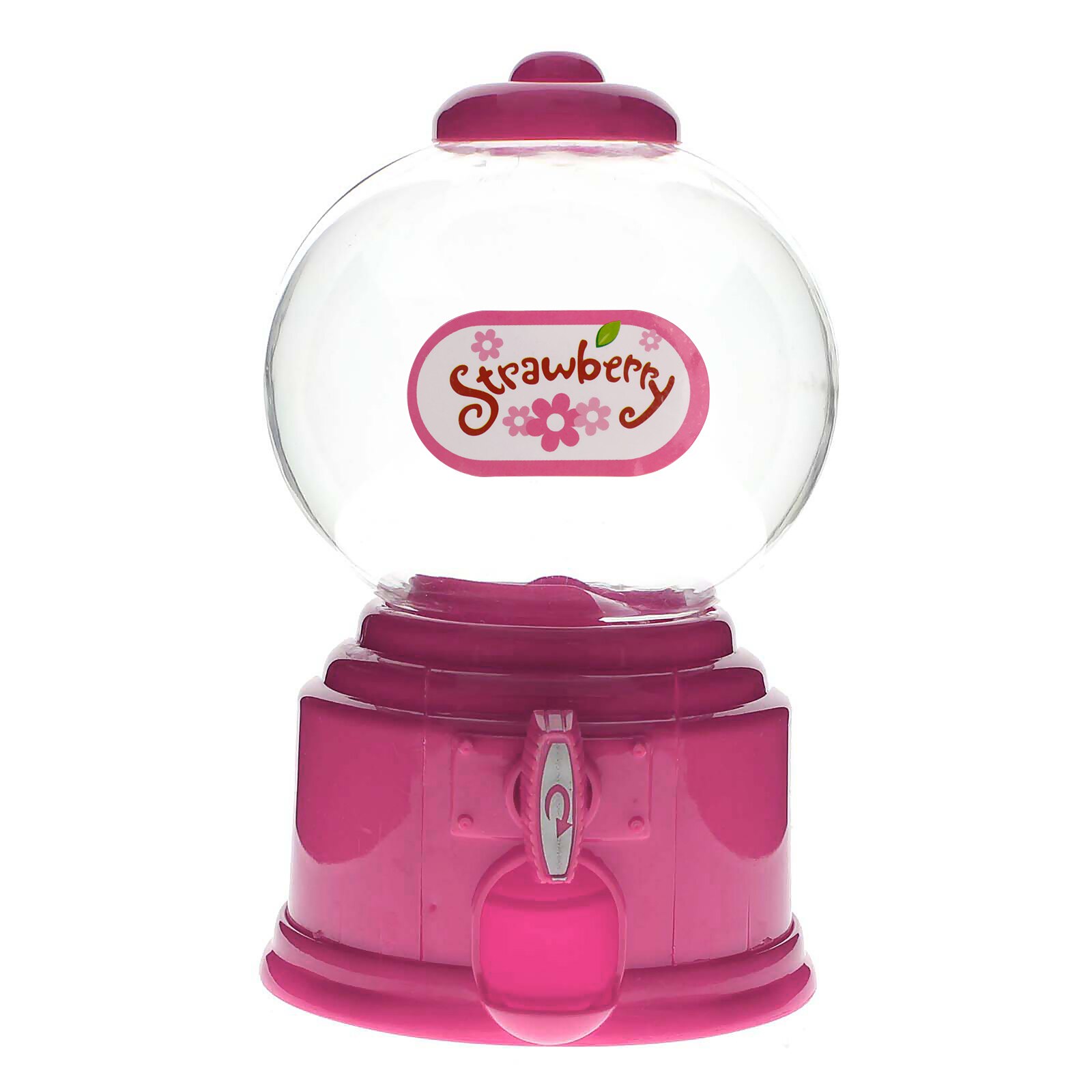 Candystrong dispenser maskine børn tyggegummibold snacks opbevaringsbokse til børn plast: Lyserød