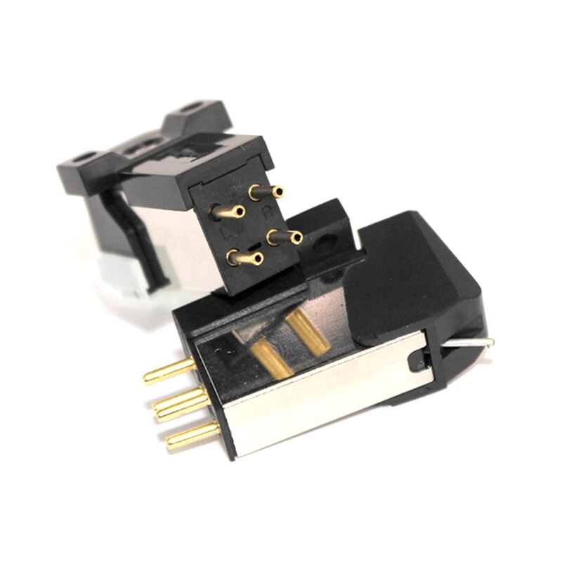 Moving Magnetic Cartridge LP Turntable Phonograph Half-drilled cone stylus Acces Q81F