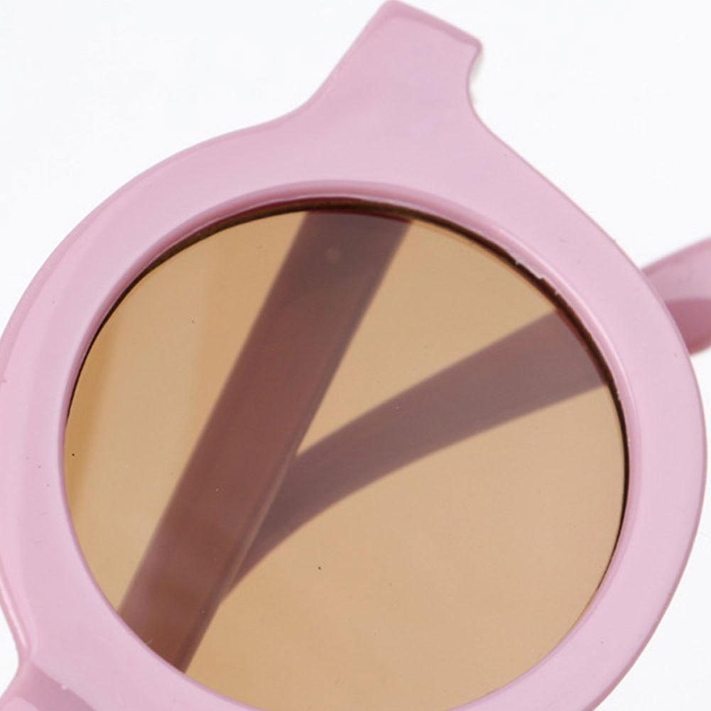 Retro Ronde Kinderen Zonnebril Jongens Meisjes Zon Bescherming Brillen Glazen Kleurrijke Uv Vintage Zonnebril Kinderen Klasse X9O4