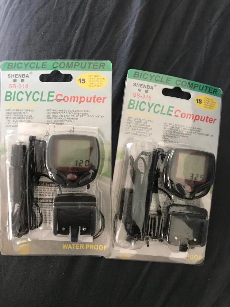 Bicycle Computer Waterproof Odometer Digital LCD Bike Computer Mileage Recording Instrument Bike Speedometer Cycling Accessories