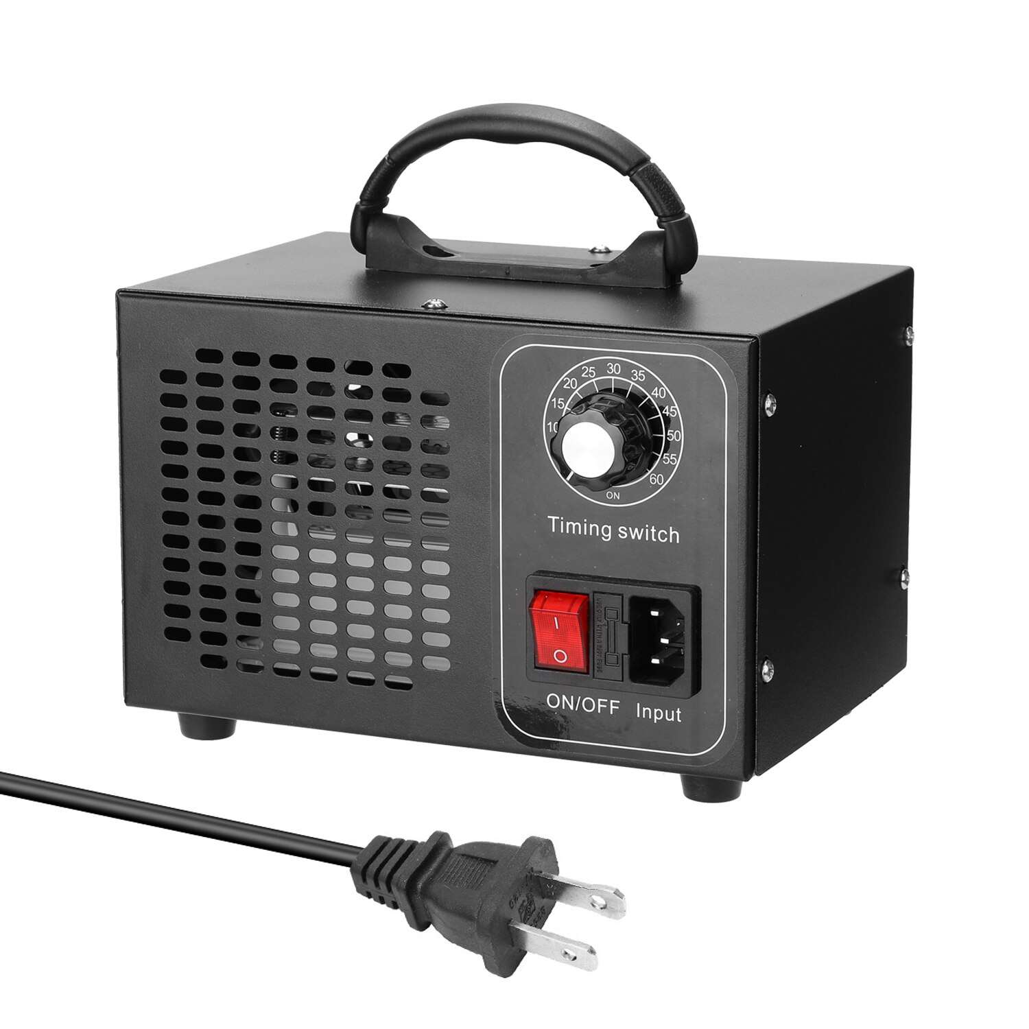 Kkmoon ozon maskin generator luftfilter renare ozonisator ozonator för hembil formaldehyd med timing switch: 10g oss
