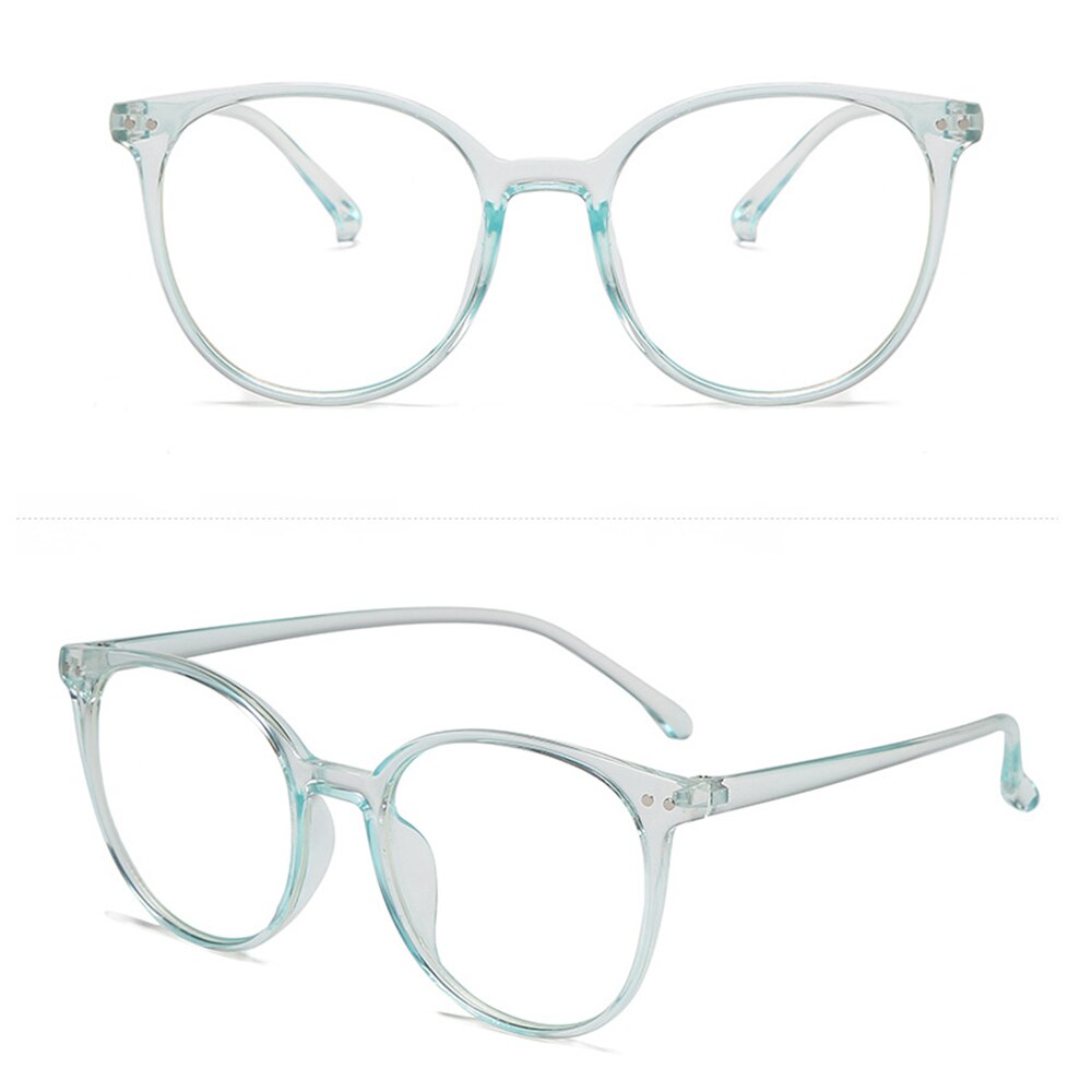 Oversized Computer Glasses Anti Blue Light Eyeglasses Frame Women Men Vintage Office Blue Blocking Clear Lens Gaming Glasses