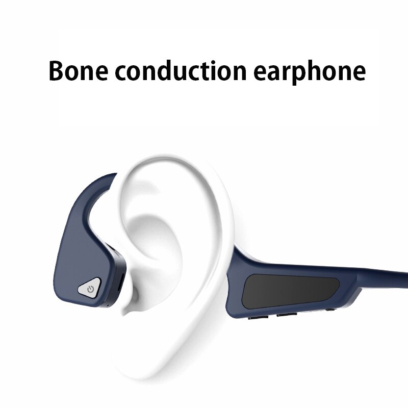 Bone conduction bluetooth 5.0 trådløse hovedtelefoner med mikrofonboks til sport pk aftershokz as650 trekz air