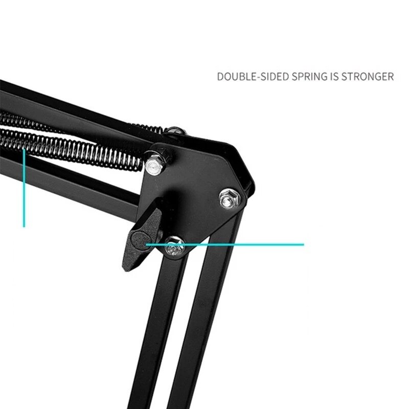 NB-35 Broadcasting Studio Microphone Mic Stand Boom Scissor Suspension Arm Mount Shock For Mounting On PC Laptop Notebook