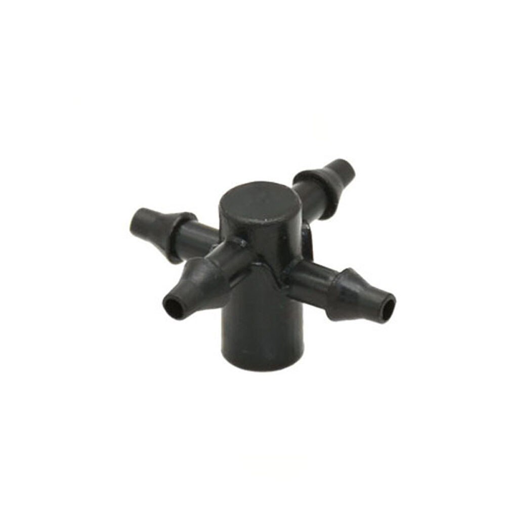 20set Arrow Dropper Connectors 2/4-Way 1/8&quot; Hose Water Splitter For Pressure Compensating Dripper Greenhouse Irrigation System: black
