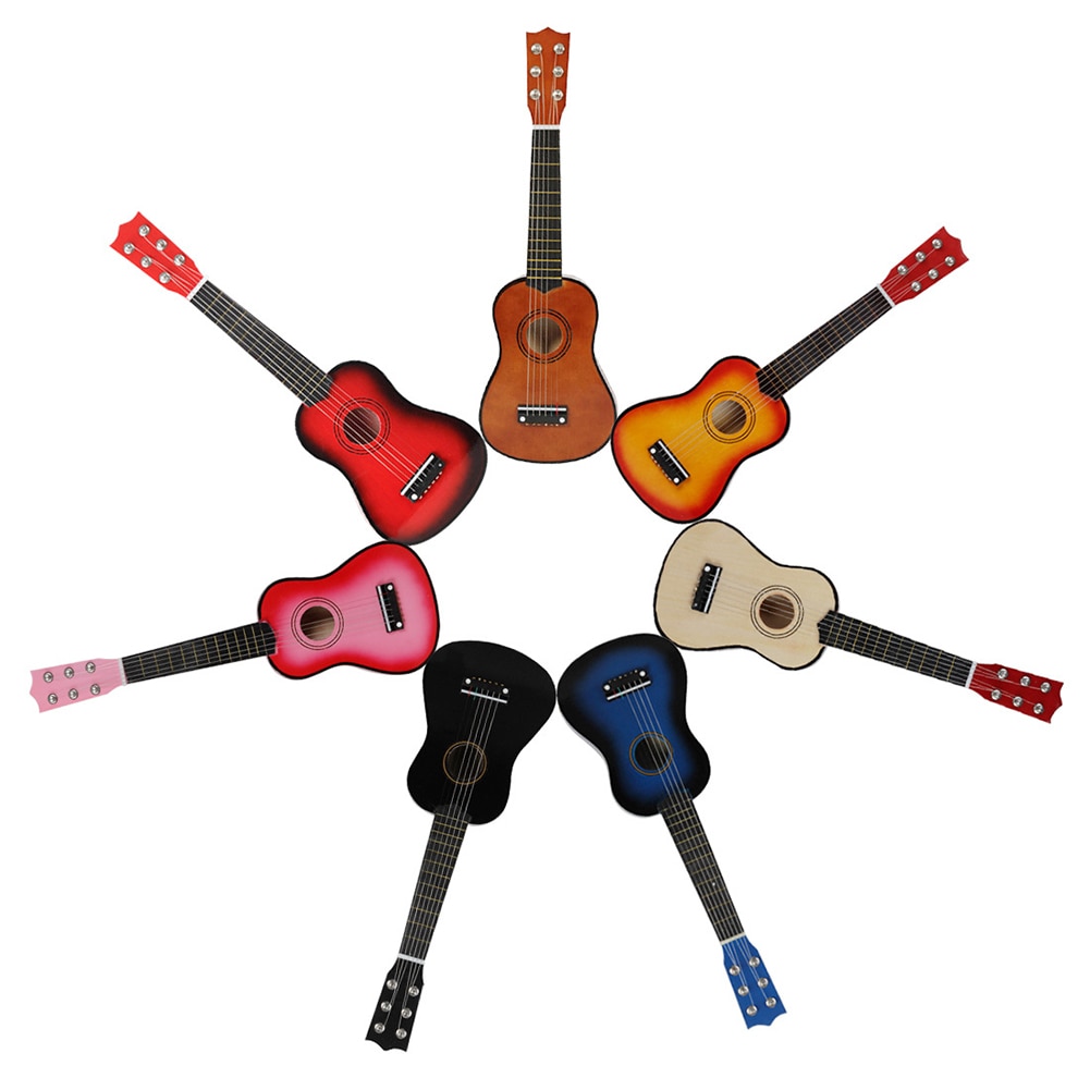 Mini 21 inch Wooden Acoustic Guitar Classical Guitar Musical Instrumental Starter Beginner Music Lovers Kids