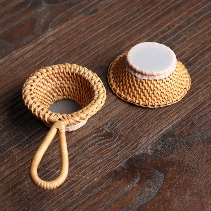 Teaism Tea Table Decor Tea Decorative Tea Strainers Bamboo Rattan Gourd Shaped Tea Leaves Funnel Ceremony Accessories