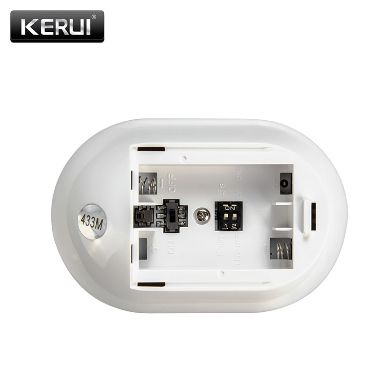 Kerui  p829 trådløs pir bevægelsesdetektor til kerui hjem alarmsystem smart hjem bevægelsesdetektor sensor med batteri
