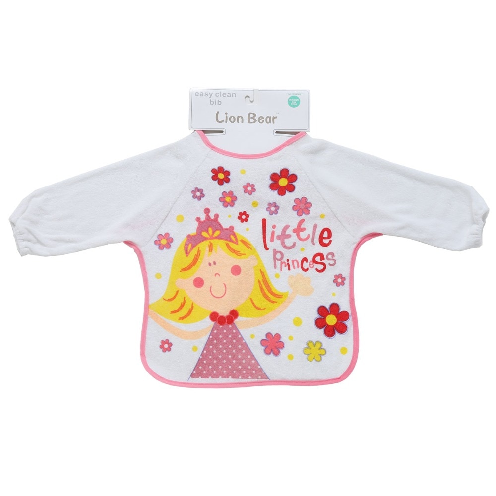 Apron baby bibs for babies Cotton waterproof Long Sleeve Smock Saliva Burp Cloth infant 6-24 Month kid baby feeding Accessories