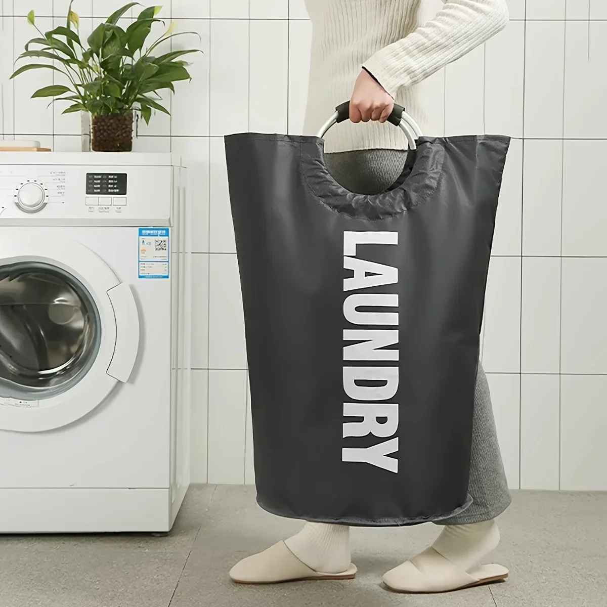 Cesta de almacenamiento de tela sucia para ropa sucia, cubo de almacenamiento de tela sucia plegable de gran tamaño para juguete de lavandería impermeable, 1 ud.