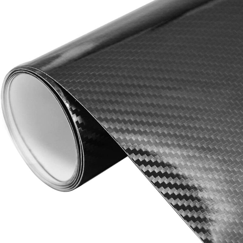 7D Glossy Carbon Fiber Vinyl Film Auto Wrap Stickers Waterdichte Auto Decal Papier
