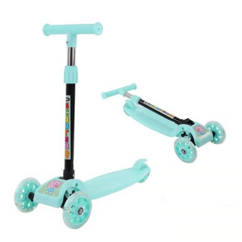 Kinderen Licht Scooter Kinderen Driewielige Vouwfiets Slider Flash 3 Rondes Van Outdoor Speelgoed 2-15 Jaar Bike: 7