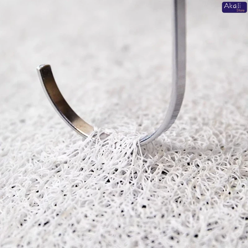 Semicircular Flower Doormat Anti-slip Cuttable Coil Floor Mat Suitable for Home Kitchen Entrance Home Floor Decoration