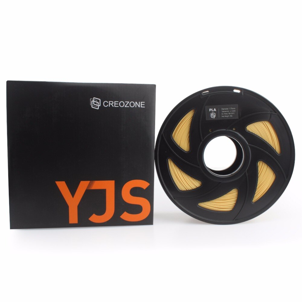 CREOZONE PLA Filament 1.75mm 1KG PLA Plastic for 3D Printer 3D Printing Materials Golden Color