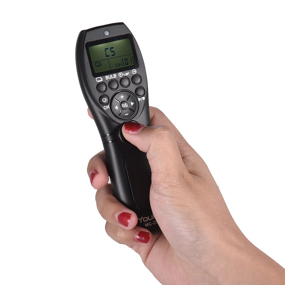 YouPro S2 Wireless Remote Control LCD Timer Shutter Release Transmitter Receiver 32 Channels for Sony A & H series DSLR Camera