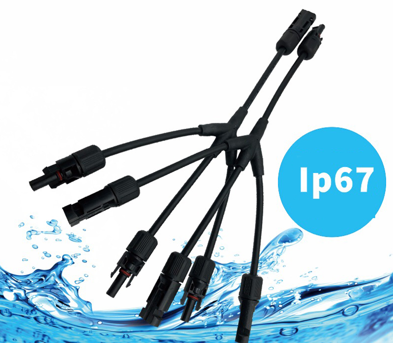 1Pairs 1 To 3 Solar Connector Solar Panels Parallel Connection Terminal Waterproof Solar System Accessories