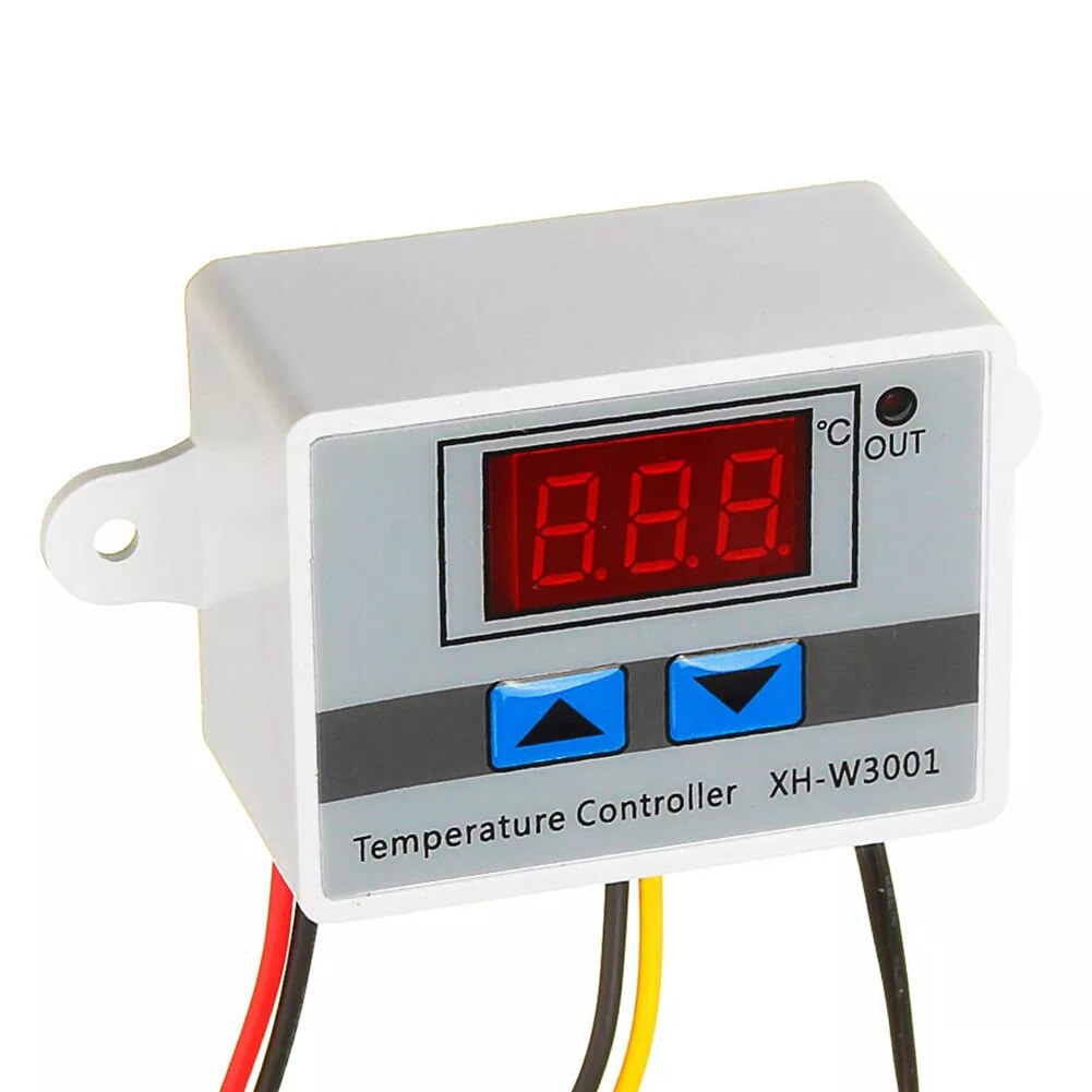 12V 220V Digital Temperature Controller Outlet Thermostat Sensor W/ Probe Thermostat Control Switch