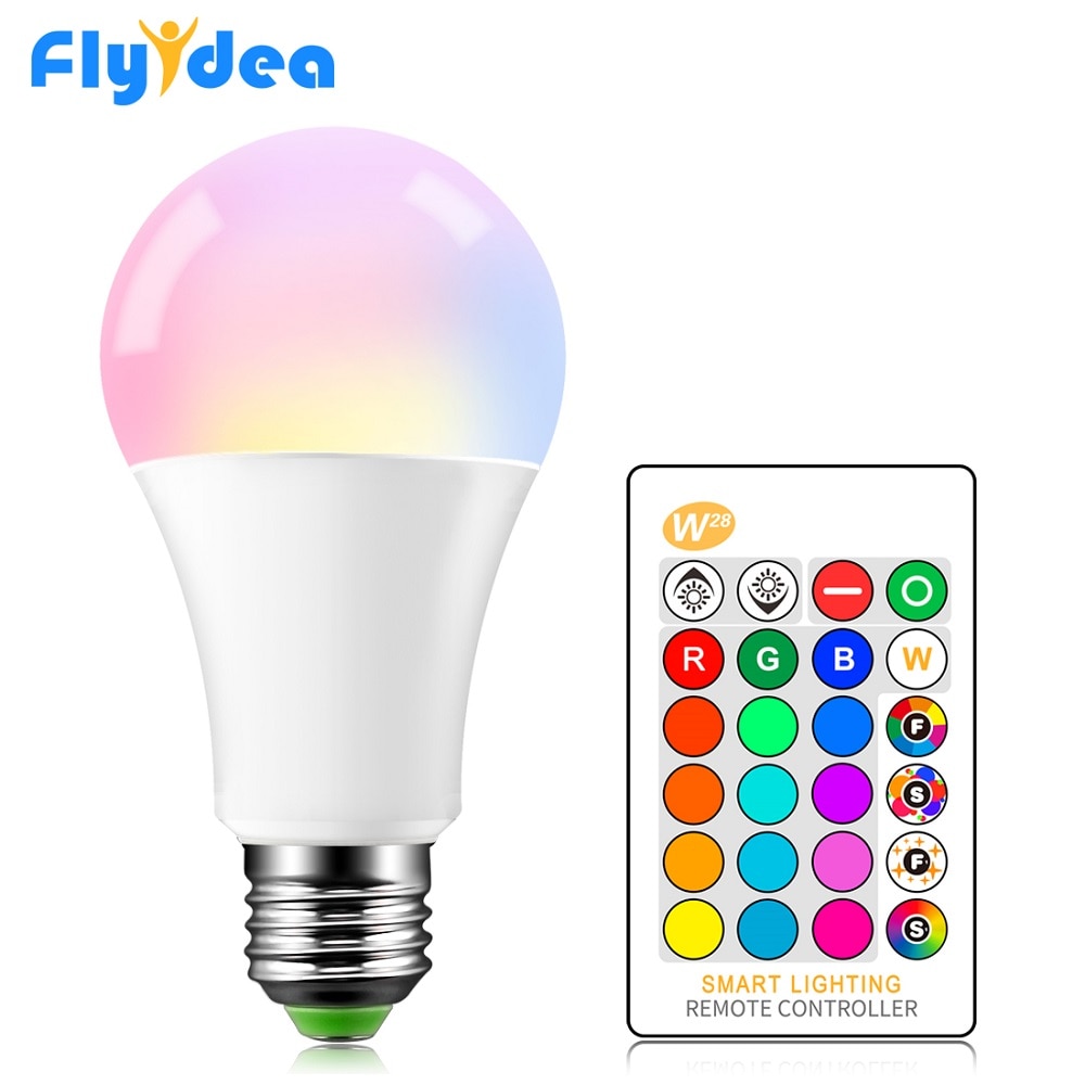 E27 LED 5/10/15W 16 Kleur Veranderende Magische Lamp 220V 110V RGB + Wit remote Smart Licht lamp Dimbare Geheugen + IR Afstandsbediening