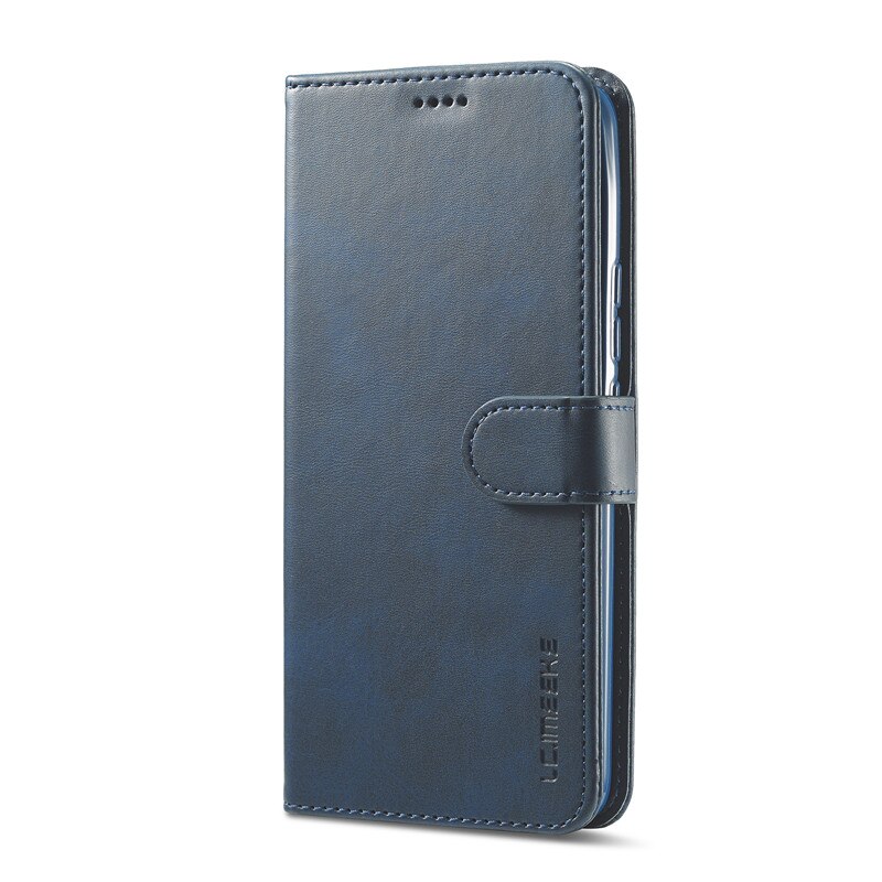 Voor Vivo Y21s Case Lederen Vintage Telefoon Case Op Vivo Y21 Y33s Case Flip Magnetic Wallet Case Voor Vivo Y 21 21S 33S Cover Hoesje: Vivo Y21 / Blauw