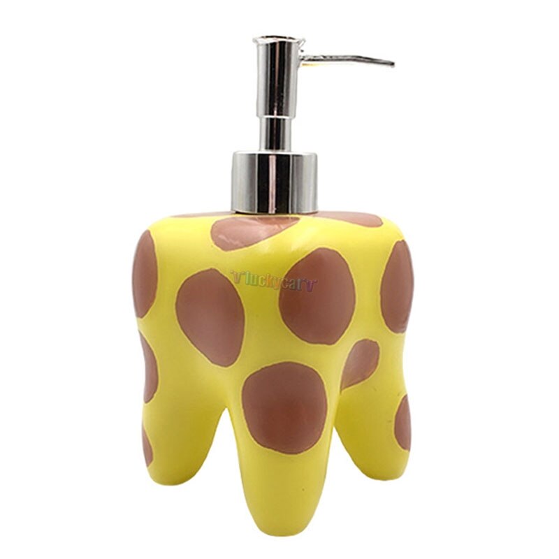 Botella higiénica de manos con forma de diente para decoración Dental, botella de loción para decoración Dental y de oficina, 1 Uds.: D
