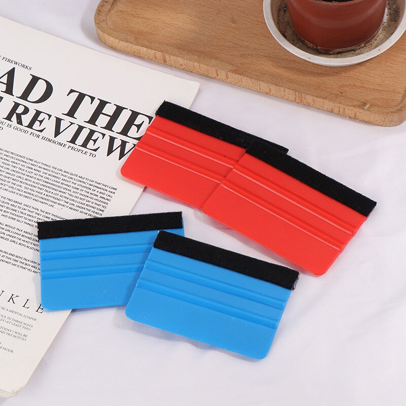 1/2pcs Vinyl Wrap Car Film Install Squeegee Carbon Fiber Wrapping Tool Auto Foil Window Tint Scraper Household Car Cleaning Tool