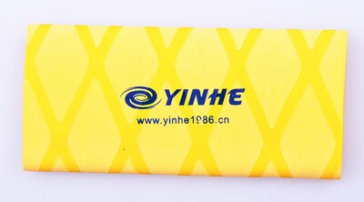 YINHE-Cinta de mango para raqueta de tenis de mesa, juego de ping pong Termocontraíble, empuñaduras de murciélago, banda para el sudor, n. ° 7029, 2 unidades: 2 yellow