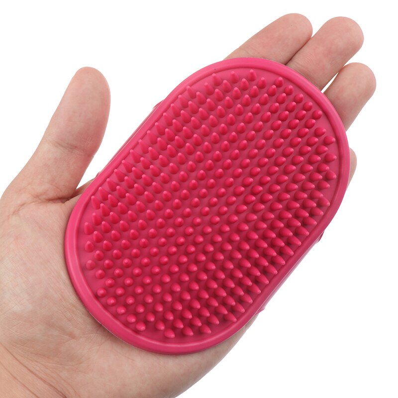 1Pc animal de compagnie chien chat bain brosse peigne caoutchouc gant cheveux fourrure toilettage Massage Mit animal douche chien brosse