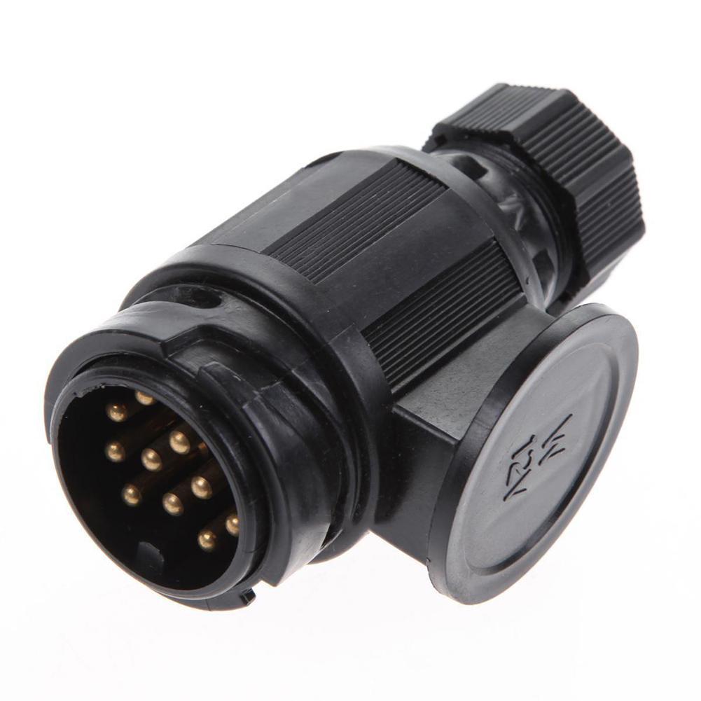 50% SALES! 13 Pin Car Vehicle Euro Plastic 12V Caravan Trailer Electric Plug Socket