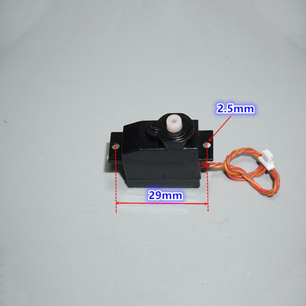 8g Servo Steering Motor Micro Mini Electric 3V 3.7V 5V Interface 1mm Pitch Terminal Miniature Aeromodel RC Car Boat Model