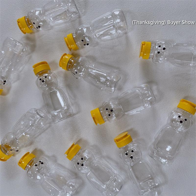 12 stk. 240ml plastikpresser krydderi flasker bær form honning sauce sennep marmelade dispenser