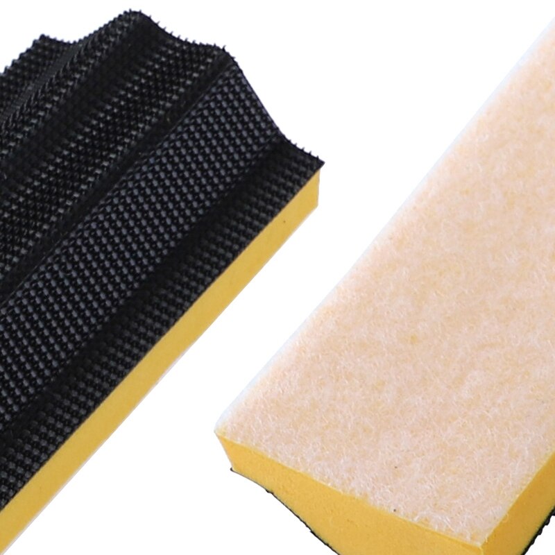 16Pcs/Set Sanding Pad 40x100Mm Shaped Hand Sanding Block Sanding Disc Grinding Sponge for Hook &amp; Loop Sandpaper Abrasive Tools
